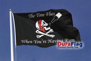 Time Flies When You Have Rum Duraflag Premium Quality Flag