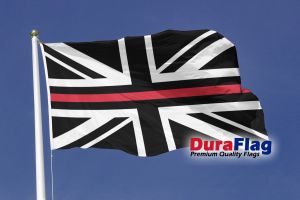 Union Jack Thin Red Line Duraflag Premium Quality Flag