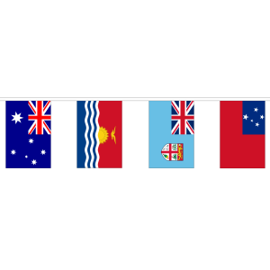 14 Oceania Nations Bunting (6m Length)