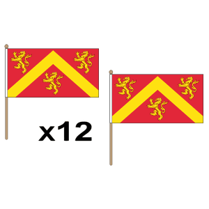 Anglesey Hand Flags (12 Pack)