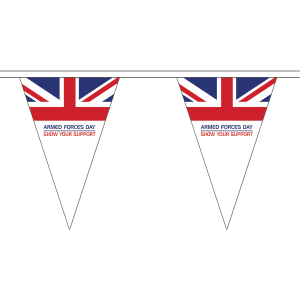 Armed Forces Day Triangle Bunting