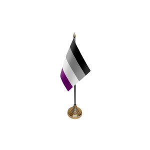 Asexual Small Table Flags (12 Pack)
