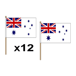 Australia Navy Ensign Hand Flags (12 Pack)