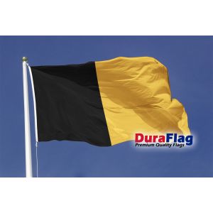 Black and Amber Irish County Duraflag Premium Quality Flag