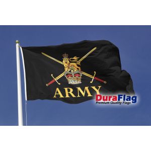 British Army Style B (Black) Duraflag Premium Quality Flag