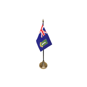 British Virgin Islands Small Table Flags (12 Pack)