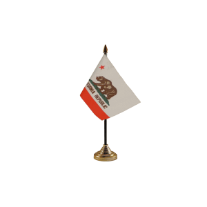 California Small Table Flags (12 Pack)