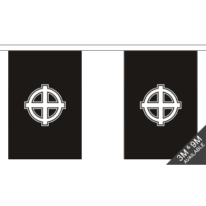 Celtic Cross (Black) Bunting
