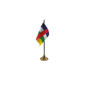 Central African Republic Small Table Flags (12 Pack)