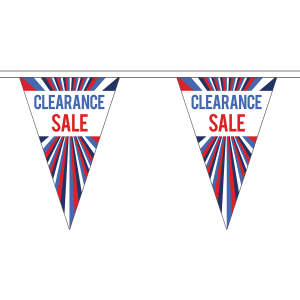 Clearance Triangle Bunting