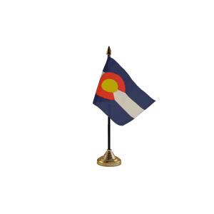 Colorado Small Table Flags (12 Pack)