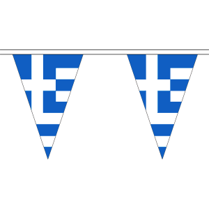 Greece Triangle Bunting