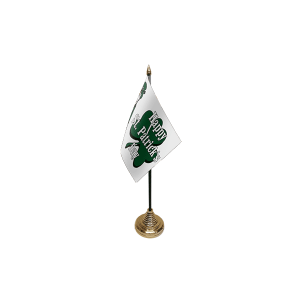 Happy St Patricks Day (White) Small Table Flags (12 Pack)