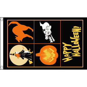Happy Halloween Flag