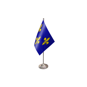 Ile-de-France Satin Table Flag (Flag only)