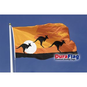 Kangaroo Silhouette Duraflag Premium Quality Flag