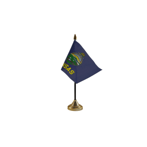 Kansas Small Table Flags (12 Pack)