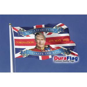 King Charles III Coronation (Style A) Duraflag Premium Quality Flag