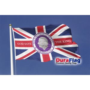 King Charles III Coronation (Style B) Duraflag Premium Quality Flag