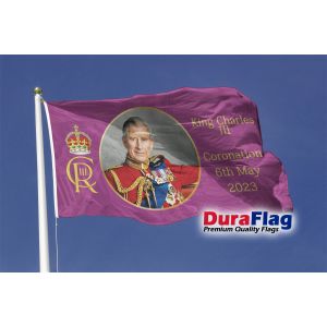 King Charles III Coronation (Style D) Duraflag Premium Quality Flag