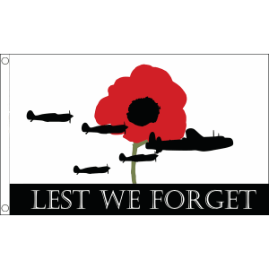 Lest We Forget (RAF) Flag