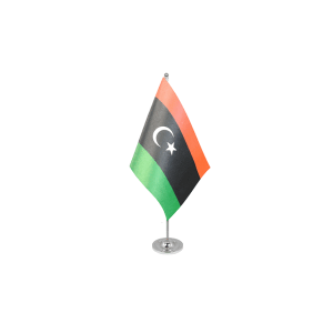 Libya New (Kingdom) Satin Table Flag (Flag only)
