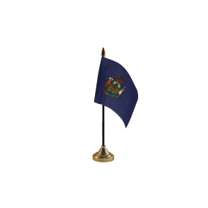 Maine Small Table Flags (12 Pack)