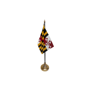 Maryland Small Table Flags (12 Pack)