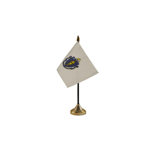 Massachusetts Small Table Flags (12 Pack)