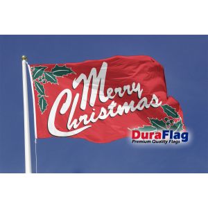 Merry Christmas Red Duraflag Premium Quality Flag