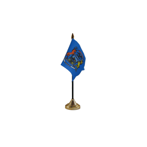 Michigan Small Table Flags (12 Pack)