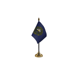 New Hampshire Small Table Flags (12 Pack)