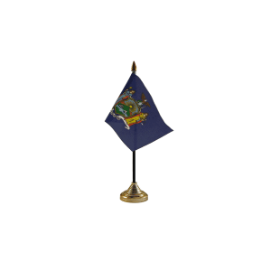 New York Small Table Flags (12 Pack)