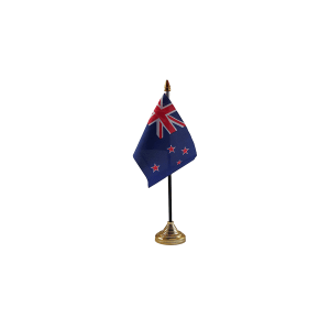 New Zealand Small Table Flags (12 Pack)