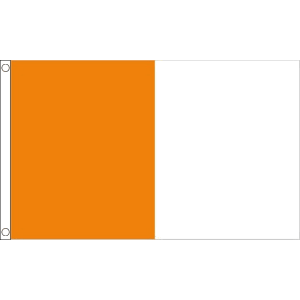 Orange and White Irish County Flag