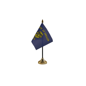 Oregon Small Table Flags (12 Pack)