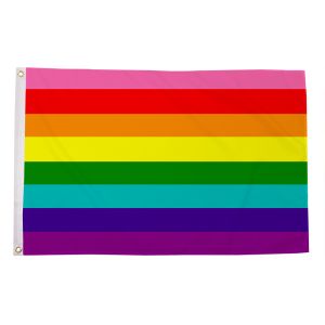 Original 8 Striped Rainbow Flag