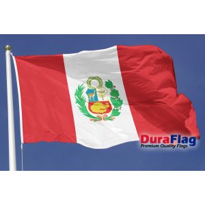 Peru Crest Courtesy DuraFlag Rope and Toggled