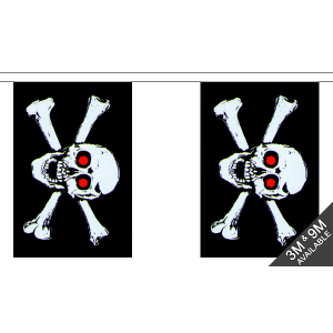 Pirate Red Eyes Bunting