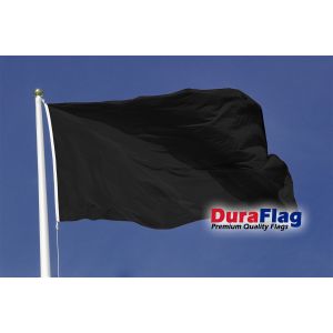 Plain Black Duraflag Premium Quality Flag