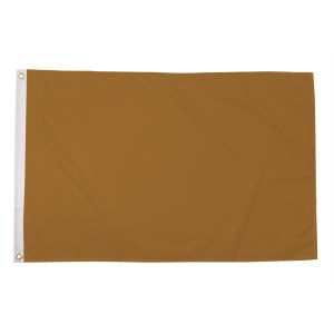 Plain Gold/Khaki Flag