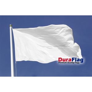 Plain White Duraflag Premium Quality Flag