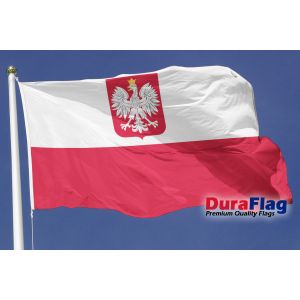 Poland Crest Duraflag Premium Quality Flag