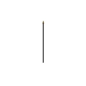 Black Plastic Table Flag Pole With Gold Tip