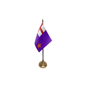 Purple Standard Small Table Flags (12 Pack)
