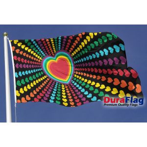 Rainbow Love Duraflag Premium Quality Flag