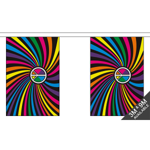 Rainbow Swirl Bunting