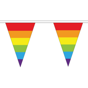 Rainbow Triangle Bunting