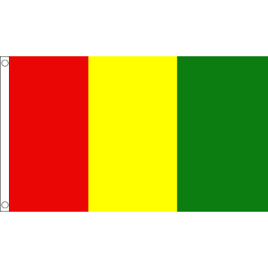 Red, Yellow and Green Irish County Flag