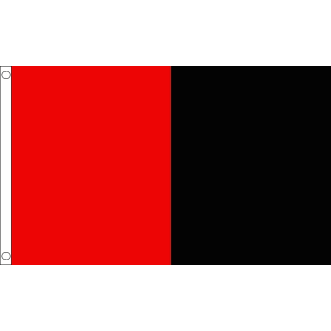 Red and Black Irish County Flag